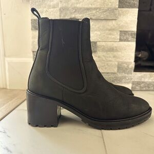 Thursday Boot Company Black Matte Suede Booties